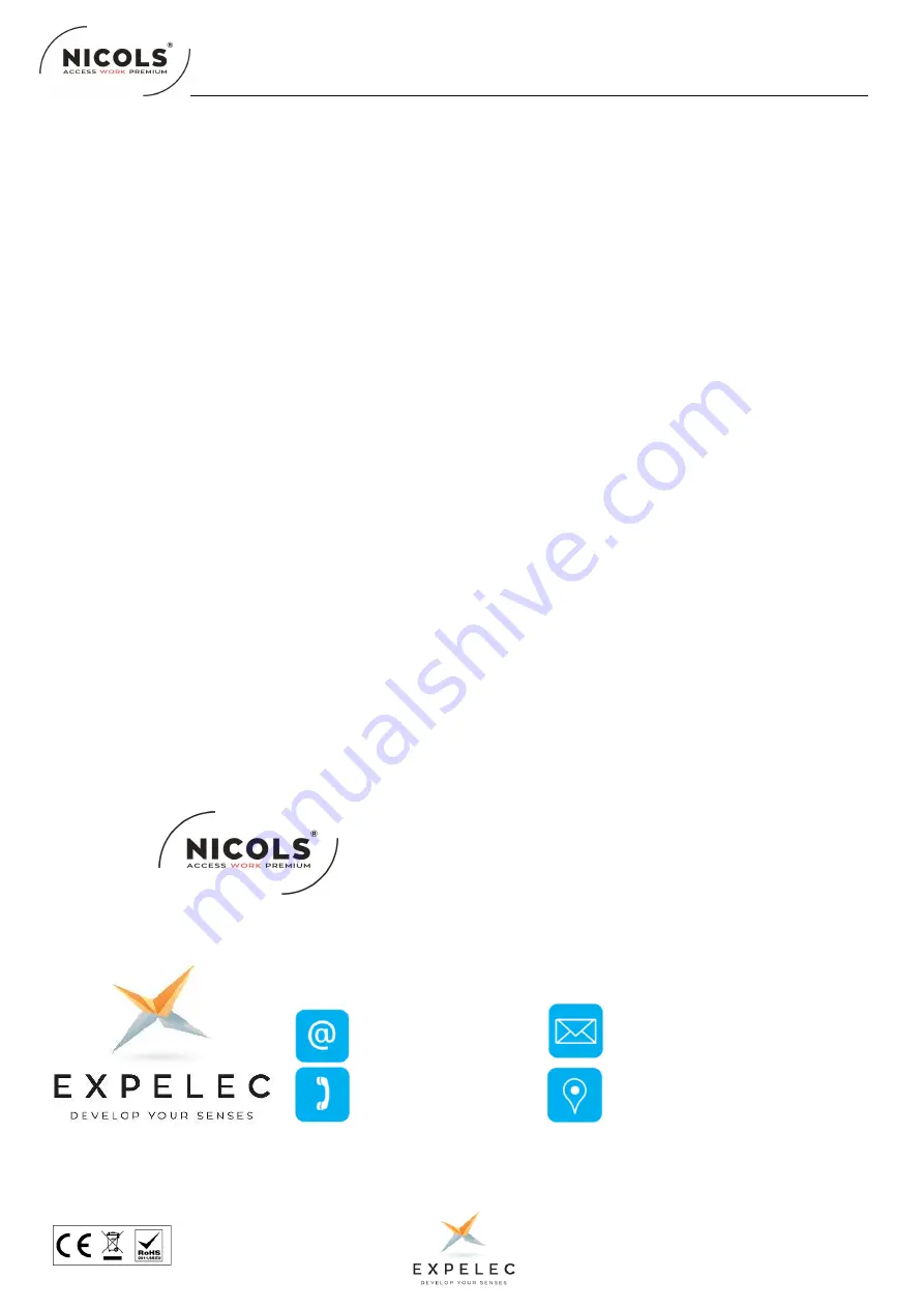 ExPelec NICOLS BSW 200 LED User Manuel Download Page 10