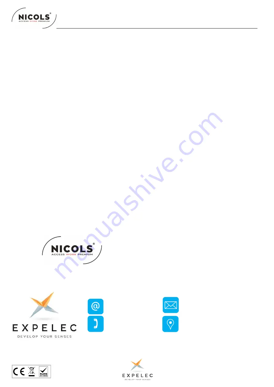 ExPelec NICOLS BSW 200 LED User Manuel Download Page 20