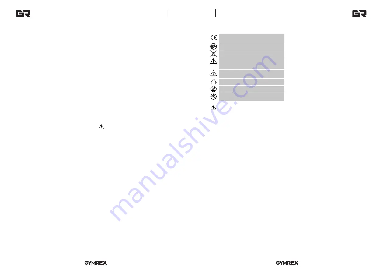 Expondo Gymrex GR-MG31 User Manual Download Page 5