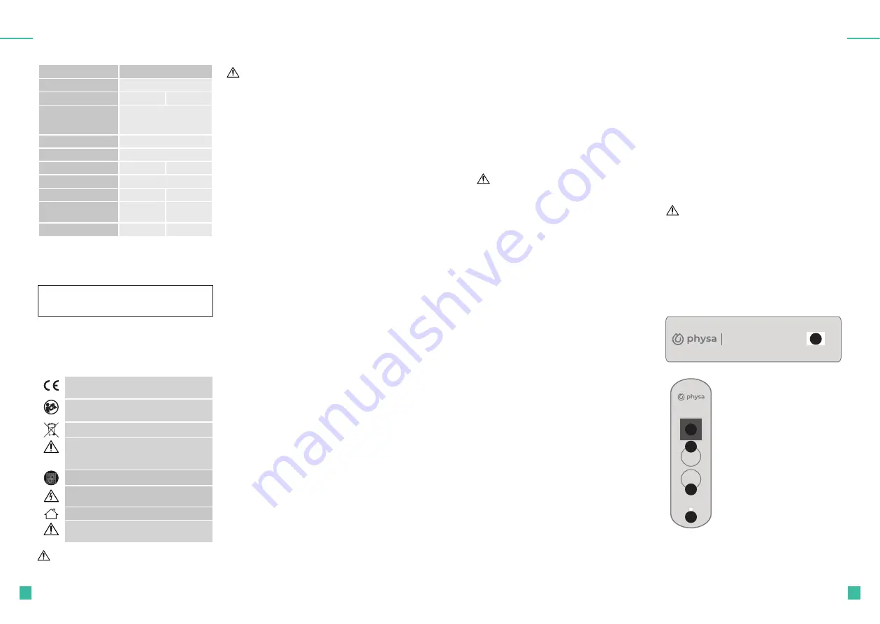 Expondo physa PHY-6UVS-1 Instruction Manual Download Page 7