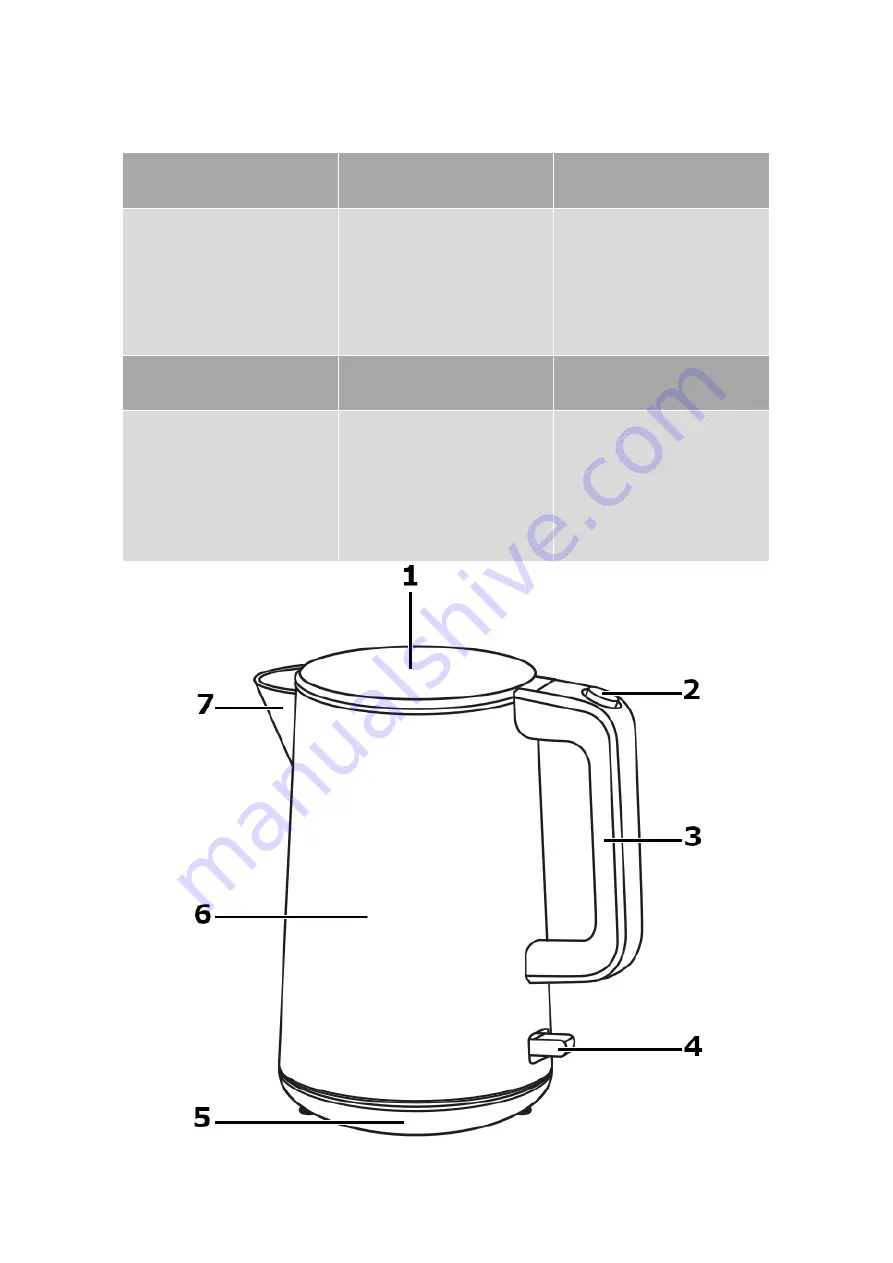 Exquisit WK6103 sw Instruction Manual Download Page 3