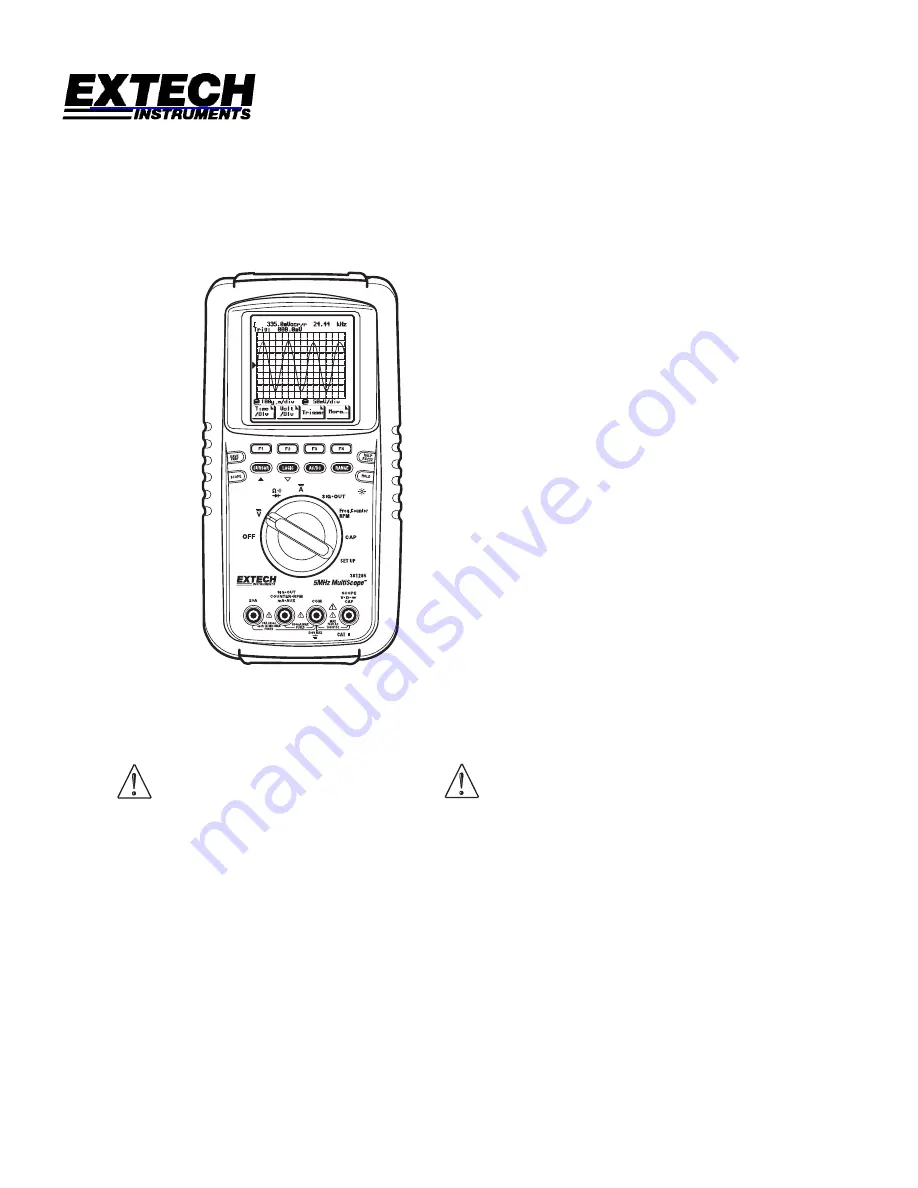 Extech Instruments 381285 User Manual Download Page 1