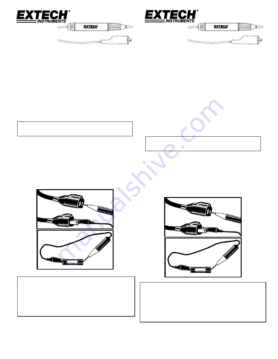 Extech Instruments ET40 User Manual Download Page 1