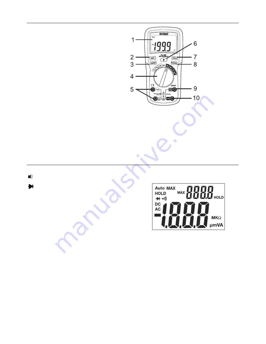 Extech Instruments EX205T User Manual Download Page 5