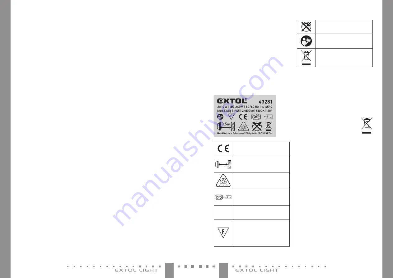 EXTOL LIGHT 43281 Скачать руководство пользователя страница 9