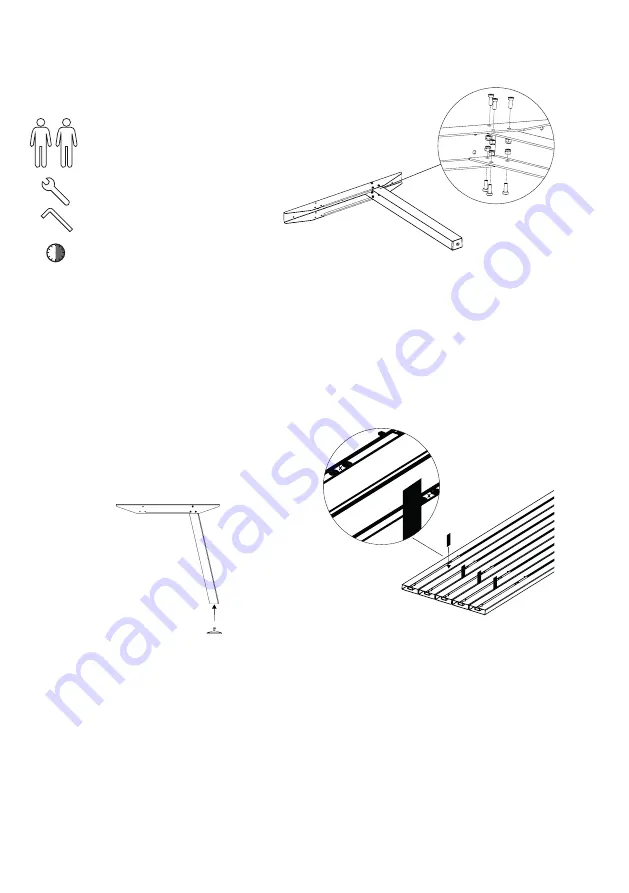 Extremis Marina double desk Manual Download Page 22