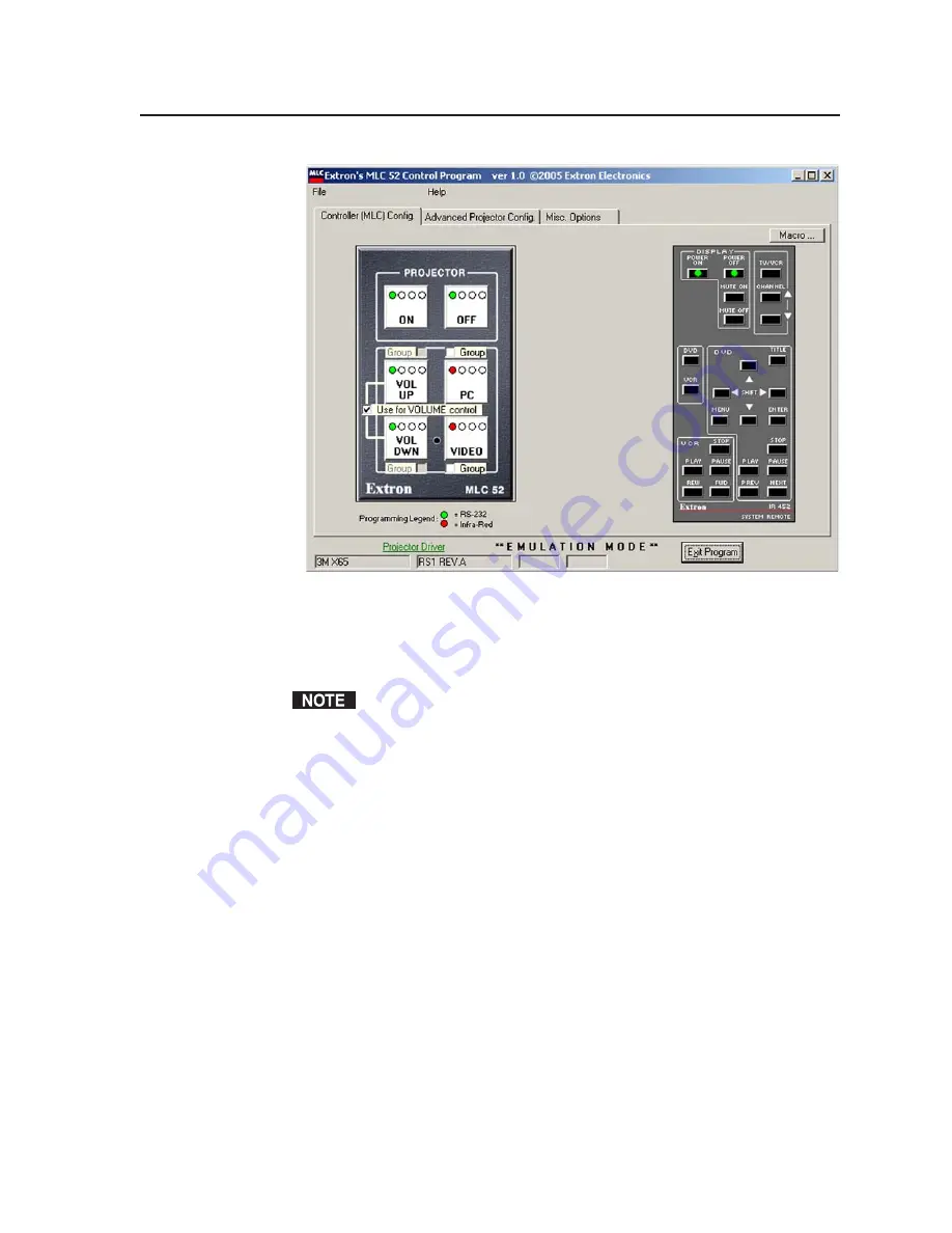 Extron electronics Basic MediaLink Controllers MLC 52 IR Скачать руководство пользователя страница 101