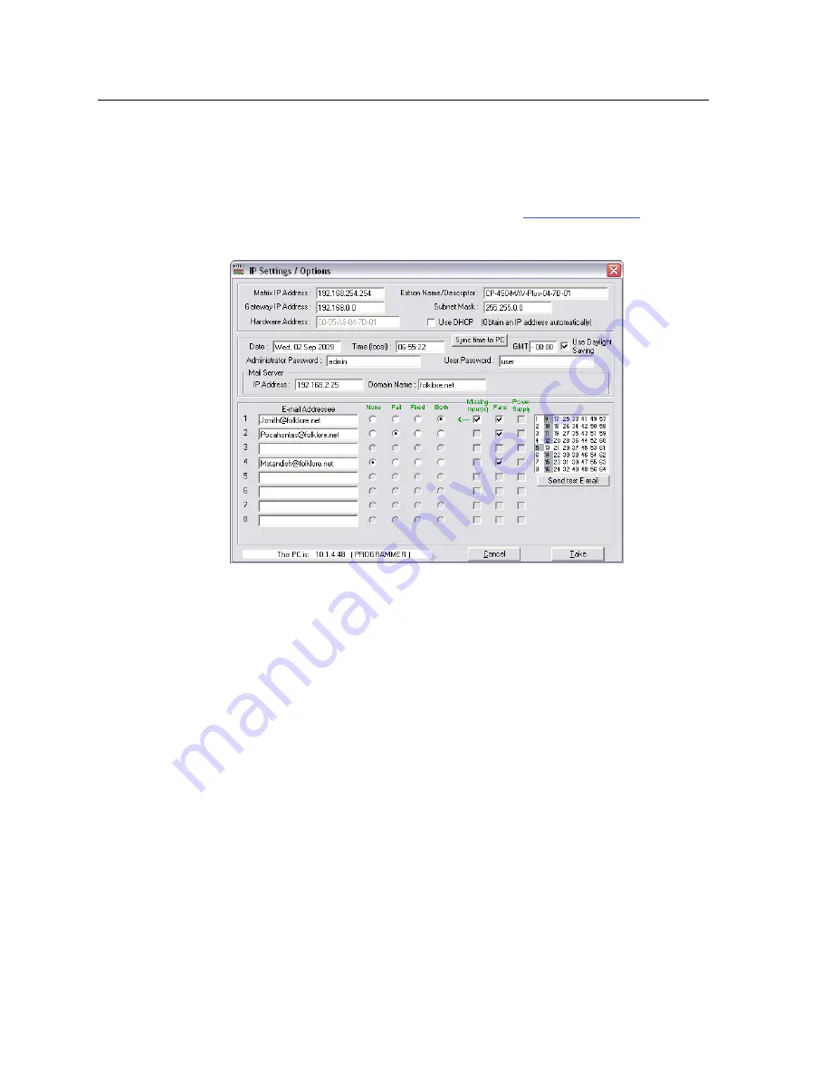 Extron electronics CrossPoint 450 Plus 3248 HV User Manual Download Page 120