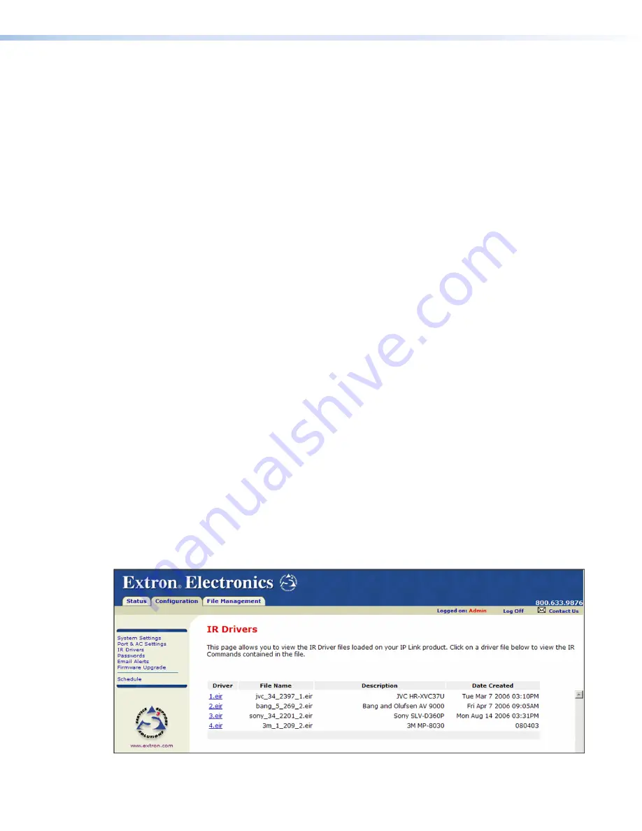 Extron electronics Interface IPL T PC1 User Manual Download Page 33