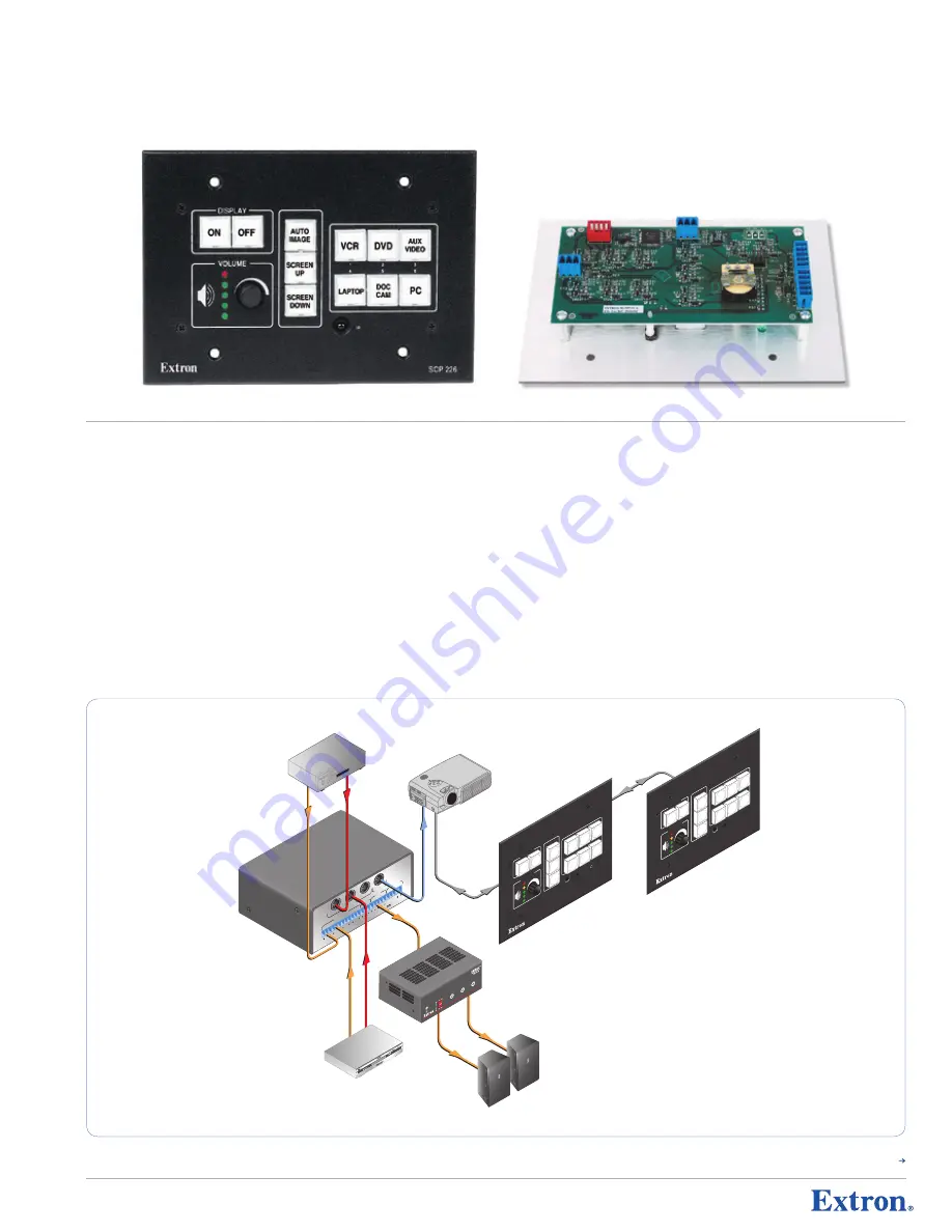 Extron electronics SCP 226 Series Скачать руководство пользователя страница 1