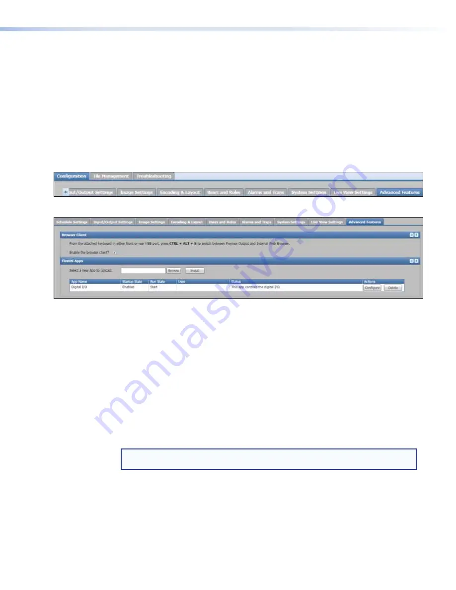 Extron electronics SMP 351 User Manual Download Page 131