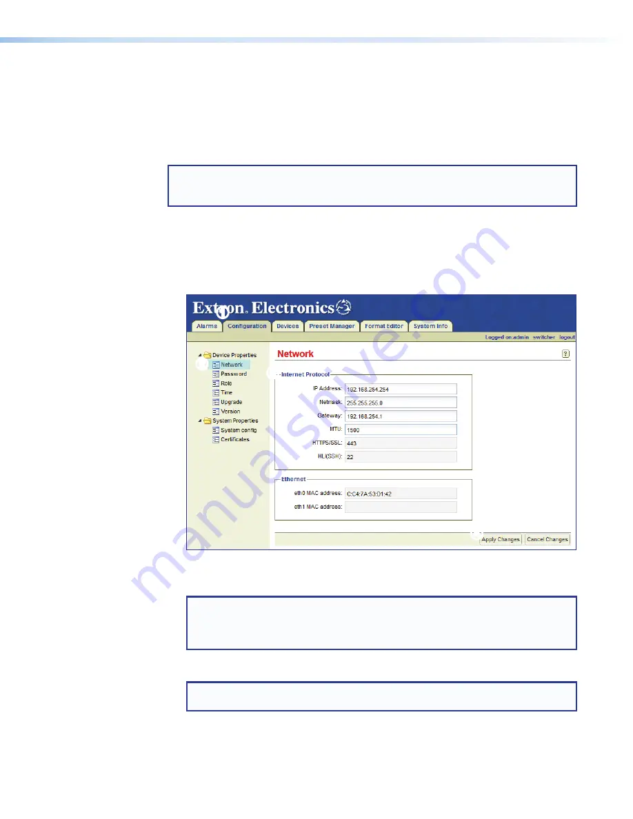 Extron electronics VNM EC 200 User Manual Download Page 24