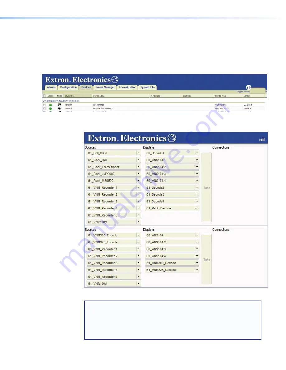 Extron electronics VNM EC 200 User Manual Download Page 102