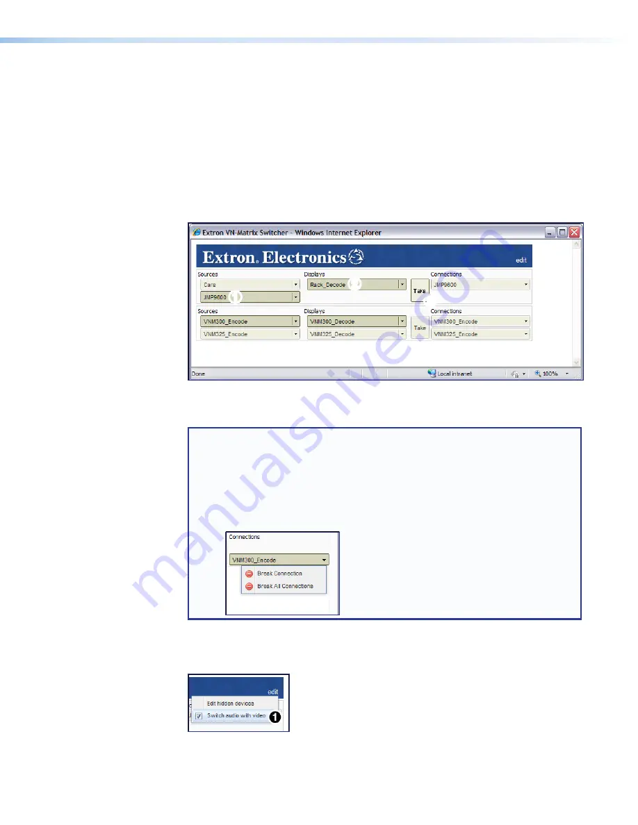 Extron electronics VNM EC 200 User Manual Download Page 103