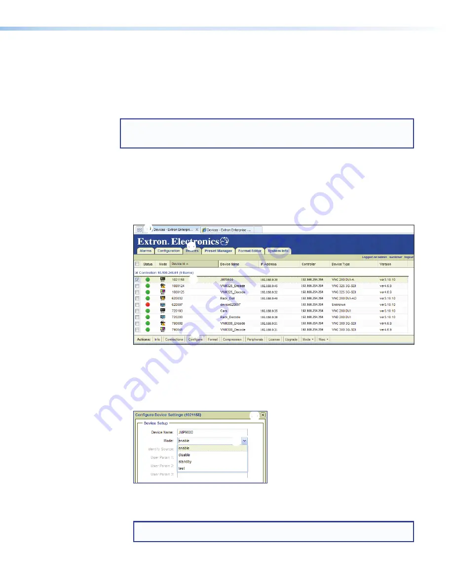 Extron electronics VNM EC 200 User Manual Download Page 159