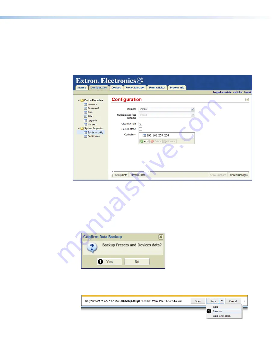 Extron electronics VNM EC 200 User Manual Download Page 195