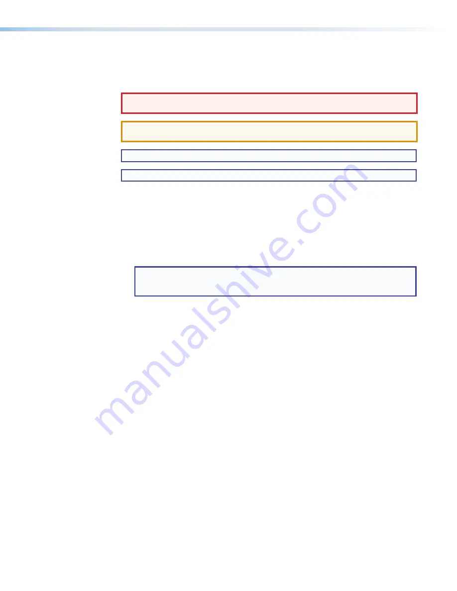 Extron electronics XTP T FB 202 User Manual Download Page 4