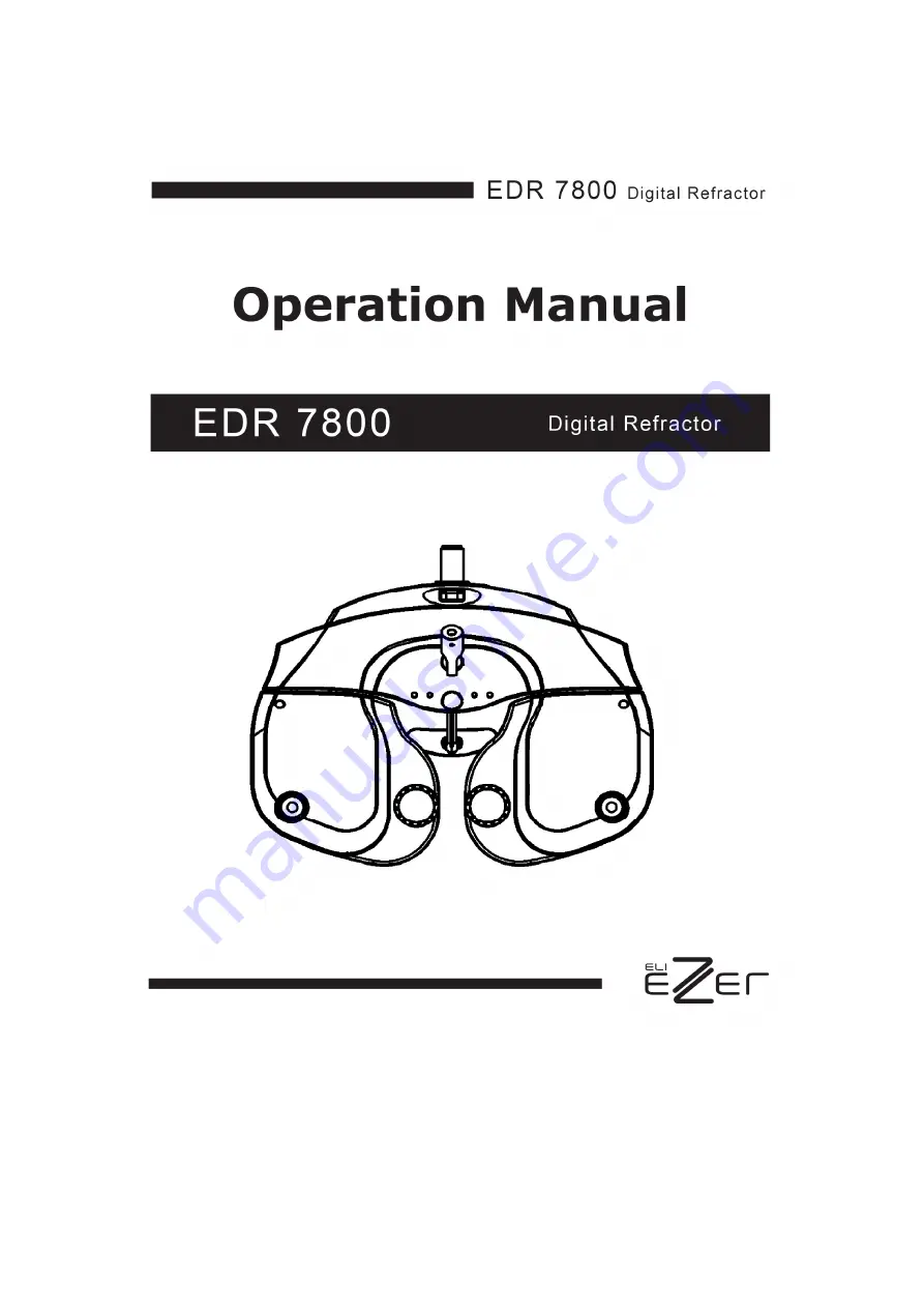 EZER EDR 7800 Скачать руководство пользователя страница 1