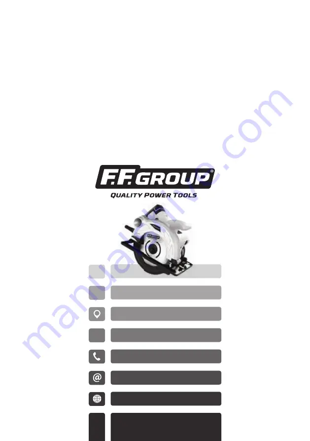 F.F. Group 41343 Original Instructions Manual Download Page 40