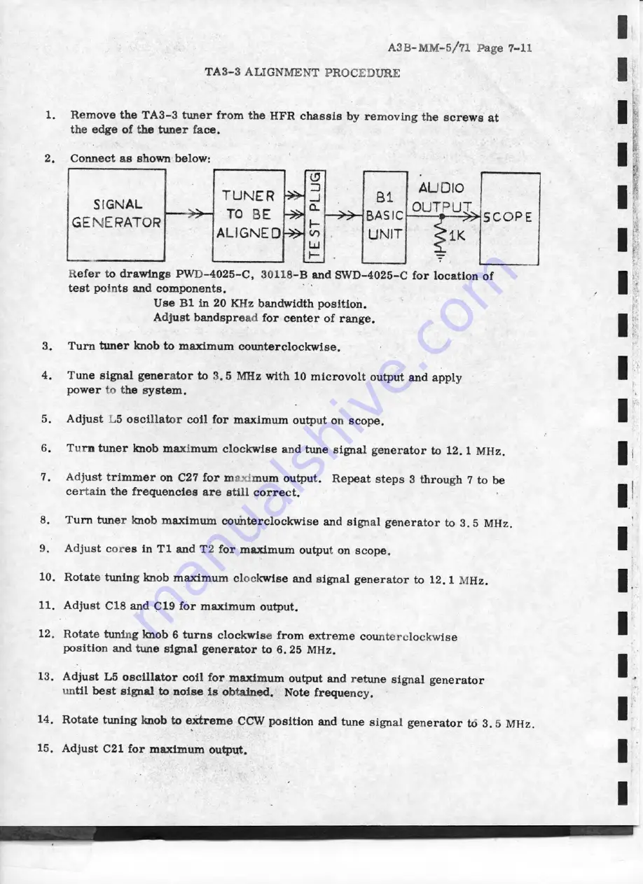 F.G. Mason Engr A-3B Service Manual Download Page 44