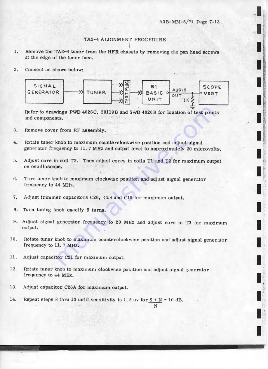 F.G. Mason Engr A-3B Service Manual Download Page 46