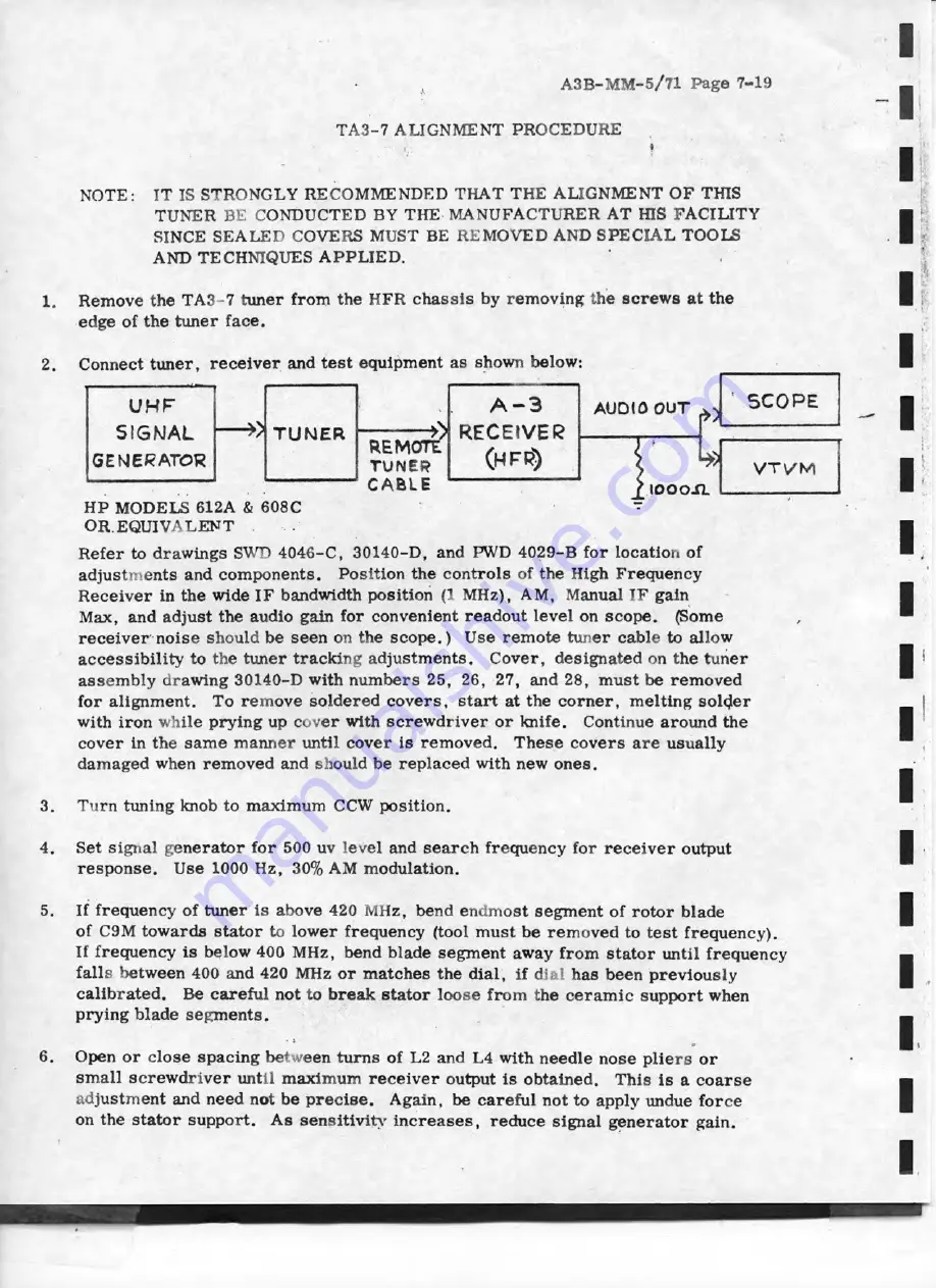 F.G. Mason Engr A-3B Service Manual Download Page 52