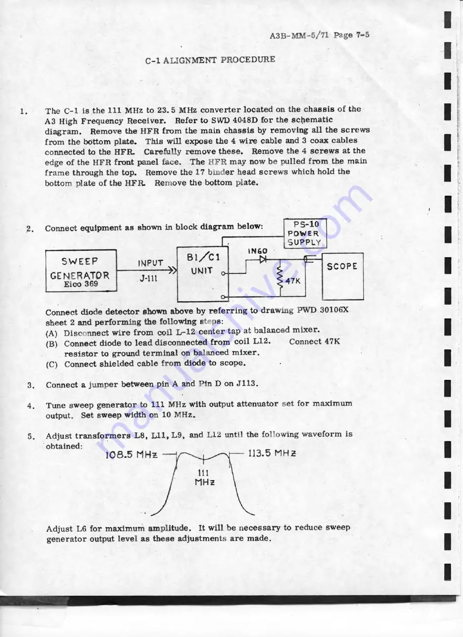 F.G. Mason Engr A-3B Service Manual Download Page 69