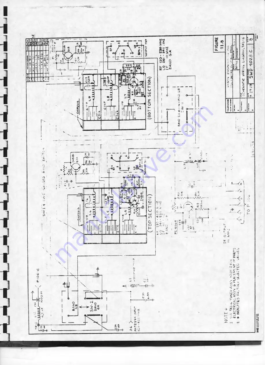 F.G. Mason Engr A-3B Service Manual Download Page 101