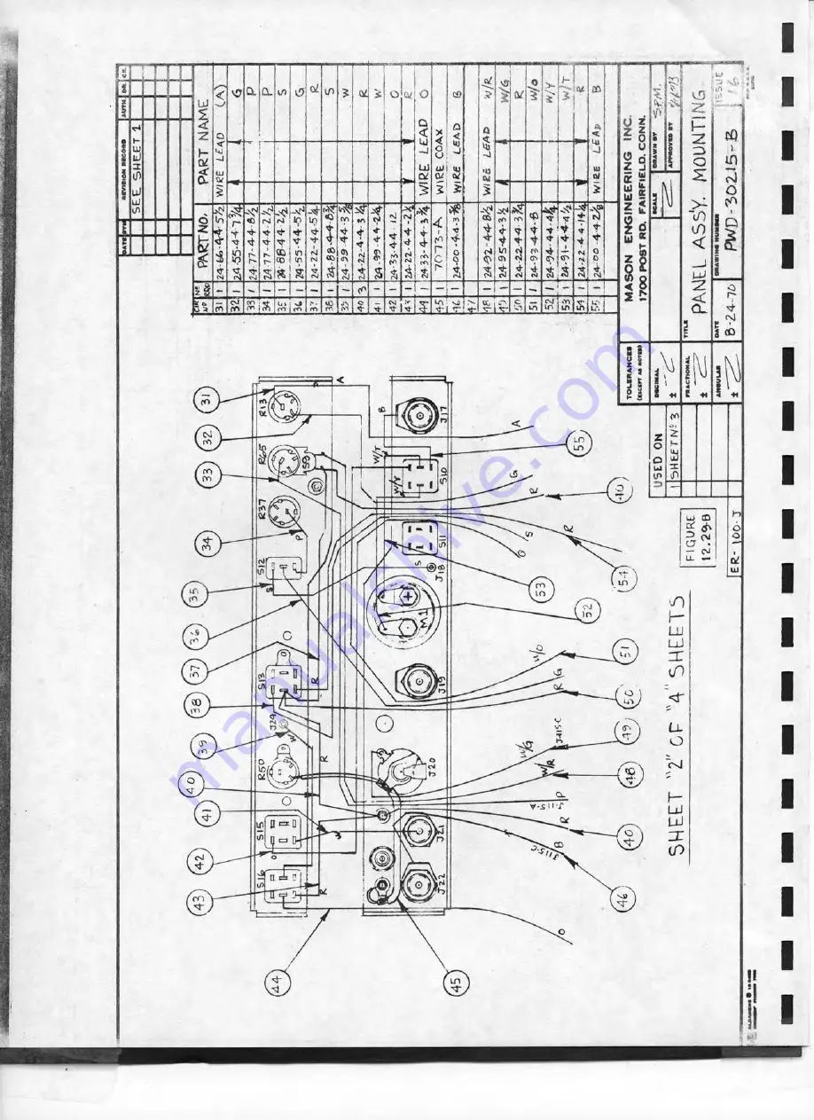 F.G. Mason Engr A-3B Service Manual Download Page 125