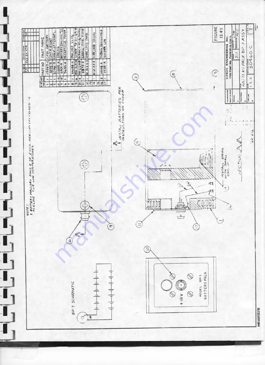 F.G. Mason Engr A-3B Service Manual Download Page 144