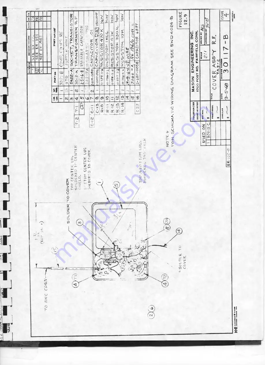 F.G. Mason Engr A-3B Service Manual Download Page 152