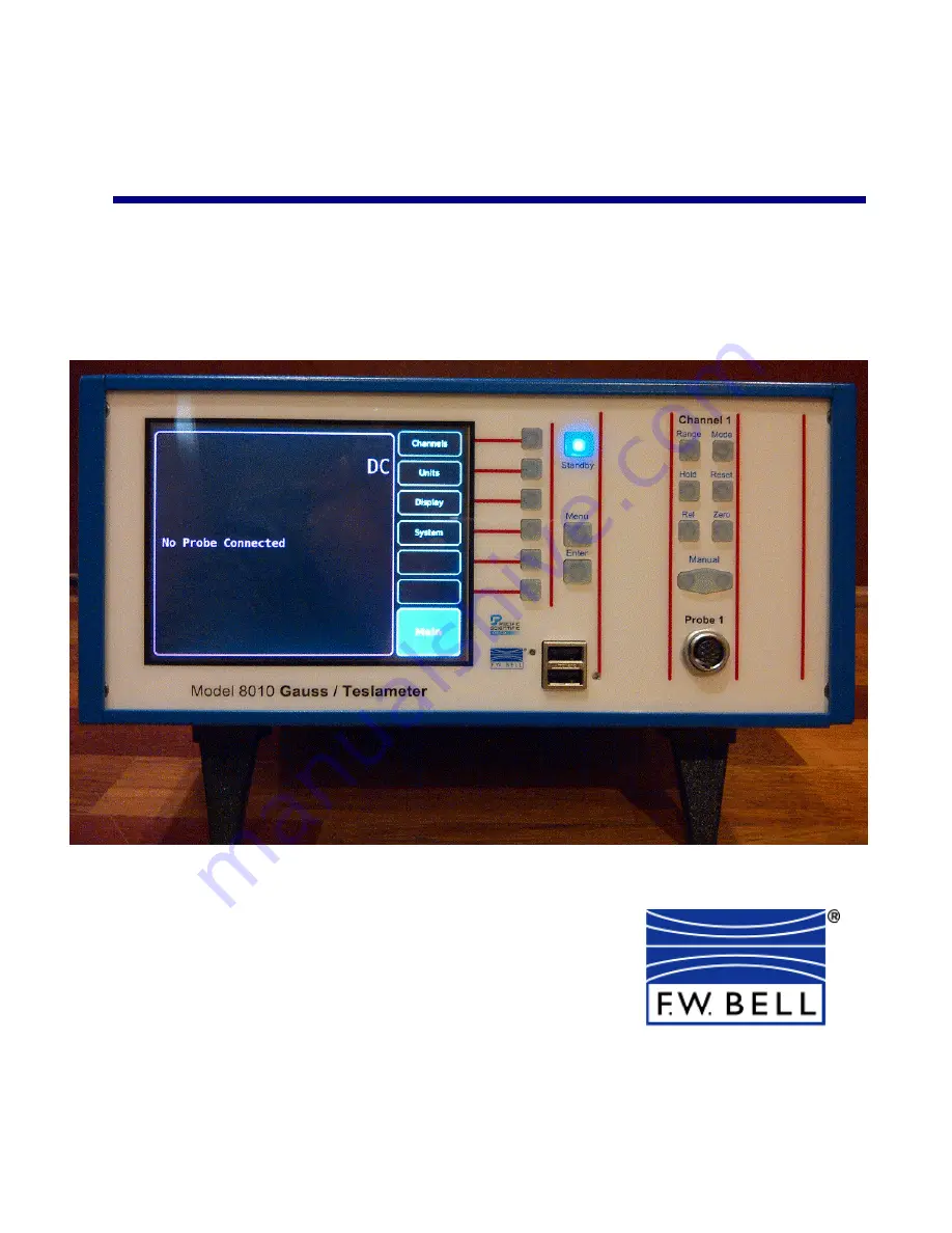 F.W. Bell 8000 series Скачать руководство пользователя страница 1