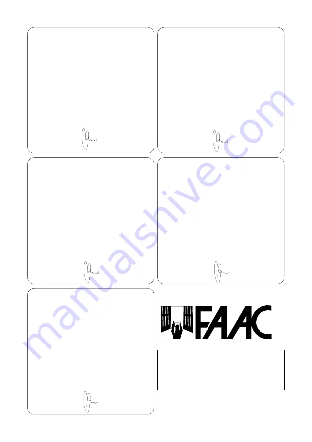 FAAC Programmer Manual Download Page 16