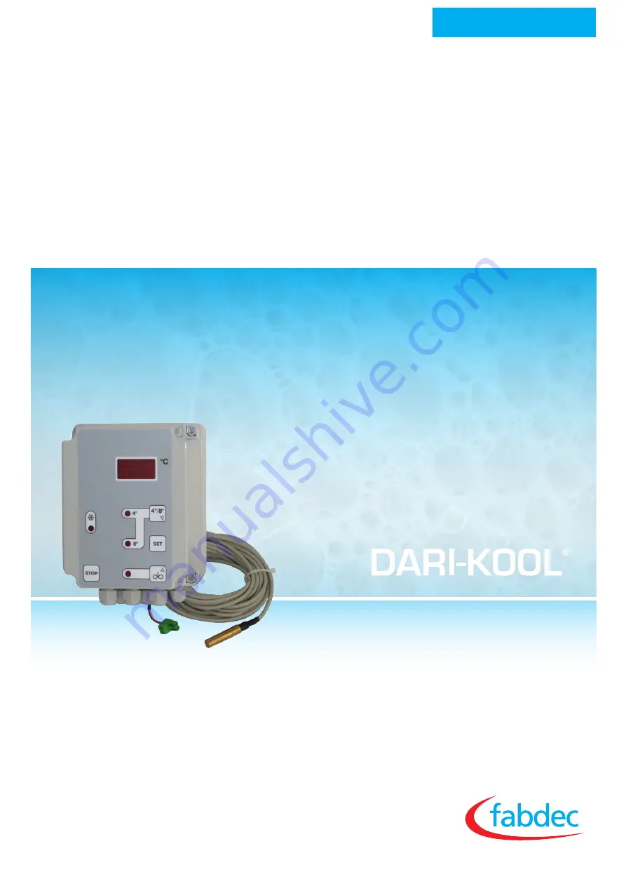 Fabdec Dari-Kool 720011 Installation And Operation Manual Download Page 1