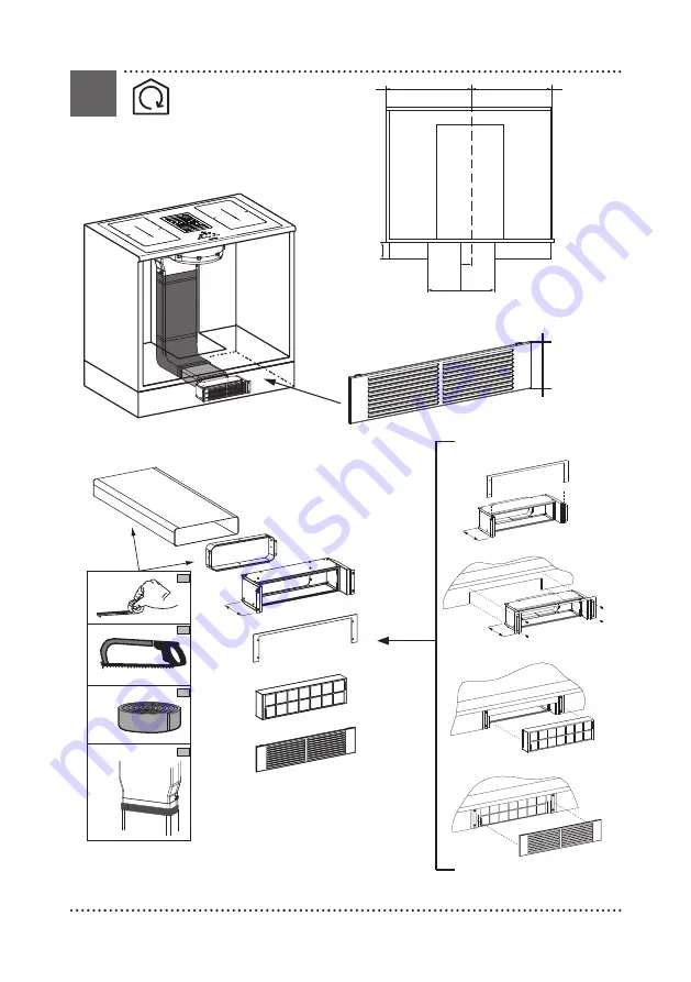 FABER S.p.A. GALILEO SMART BK GLASS A830 Скачать руководство пользователя страница 19