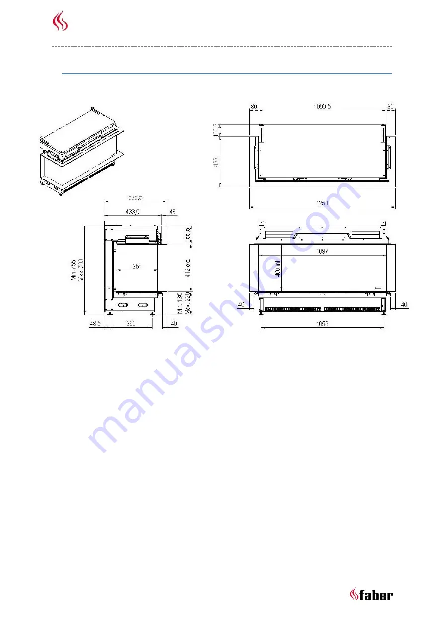 Faber e-MatriX 1050/400 I Installation Manual Download Page 22