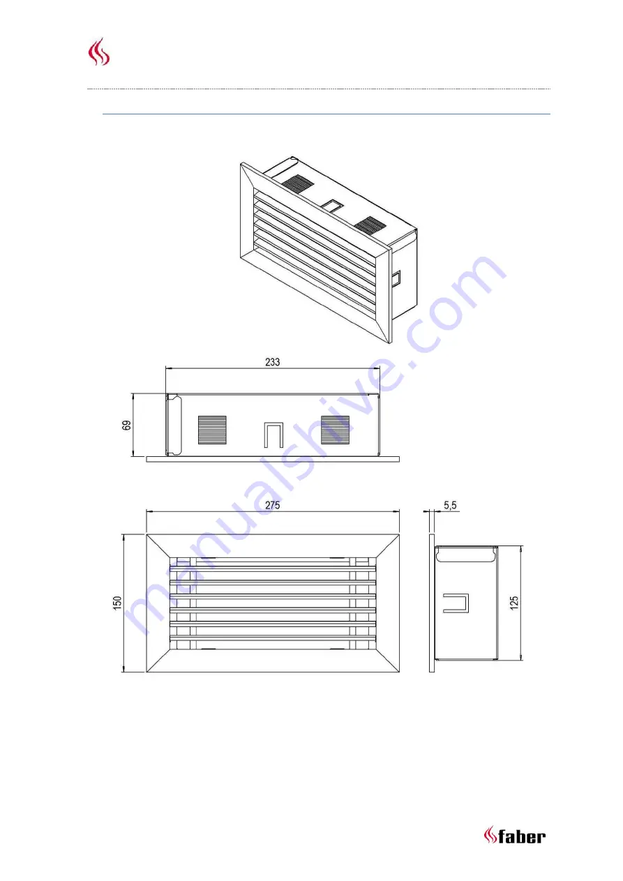 Faber e-MatriX 800-500 RD Installation Manual Download Page 24