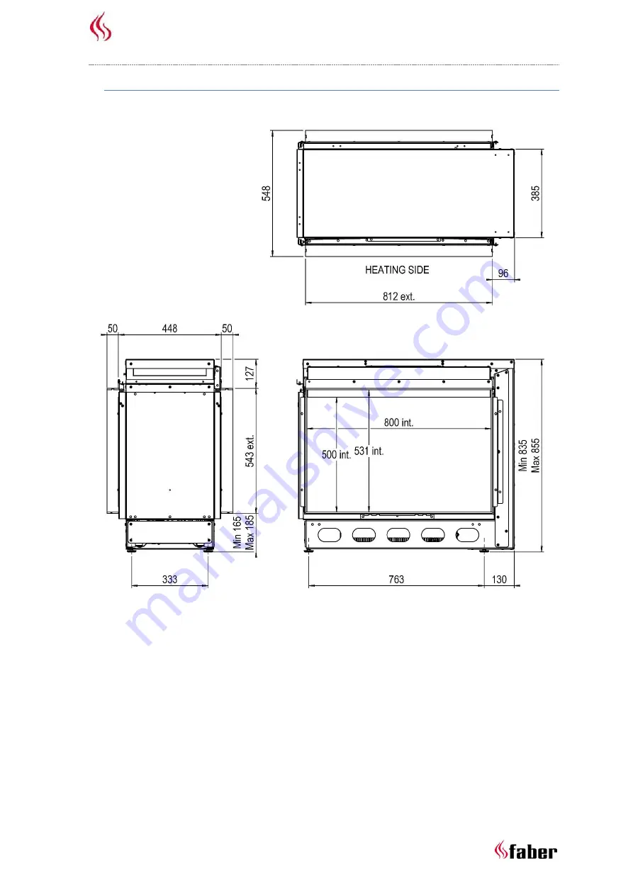 Faber e-MatriX heat 800/500 RD Installation Manual Download Page 36