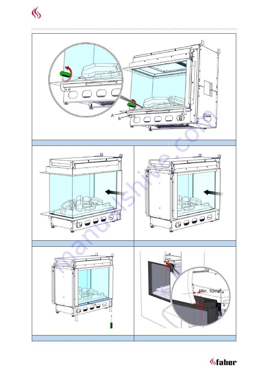 Faber e-MatriX heat 800/500 RD Installation Manual Download Page 40