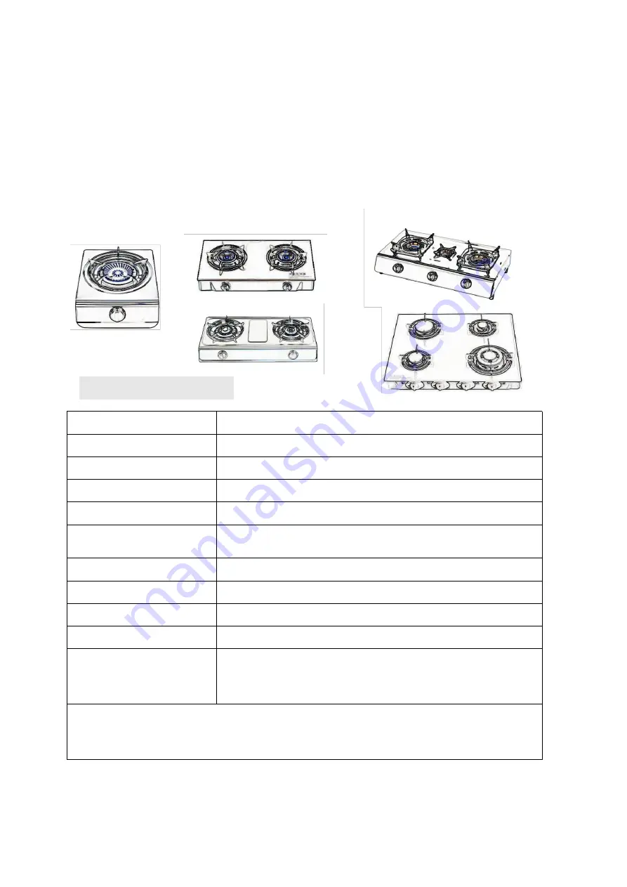 Faber FC GLAZZIMOKINGS8131 Instruction Manual Download Page 3