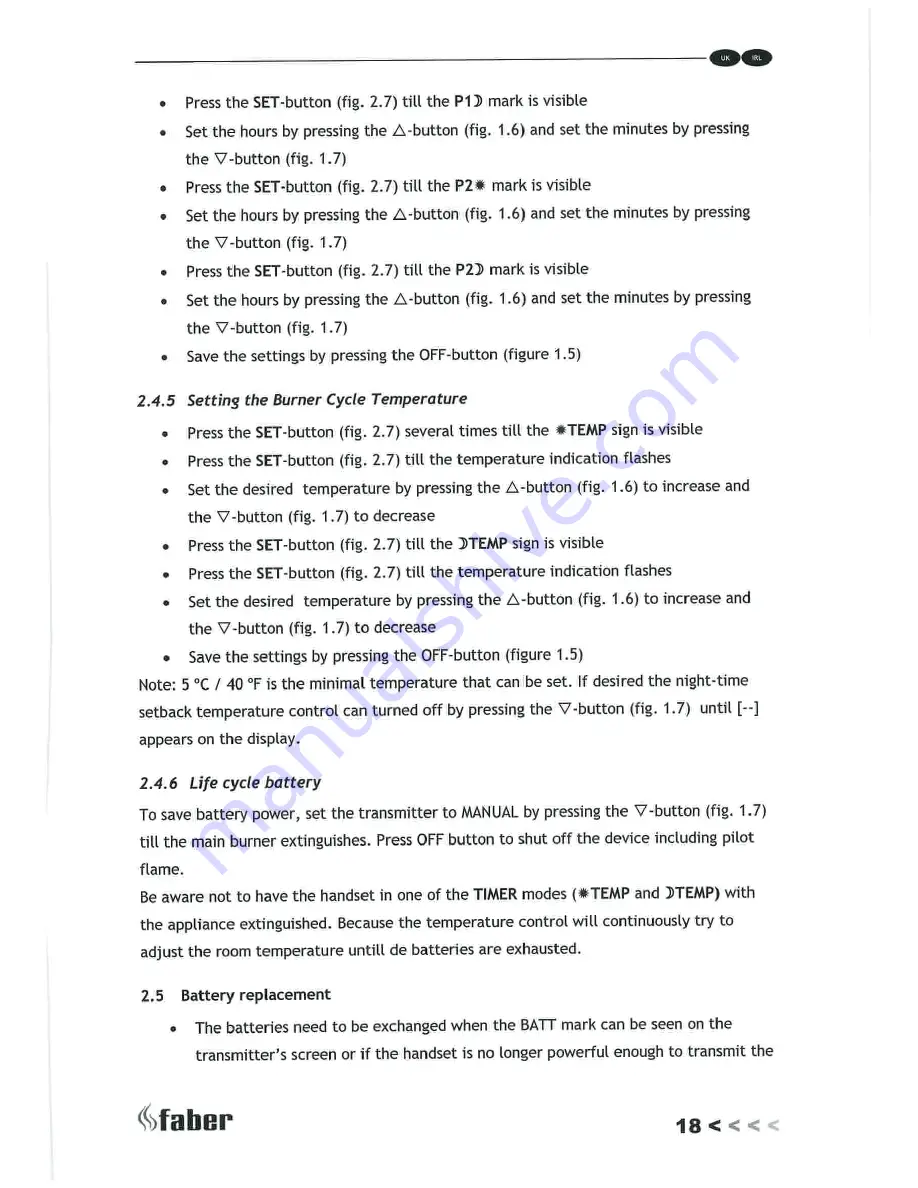 Faber GV36MER User Manual Download Page 15