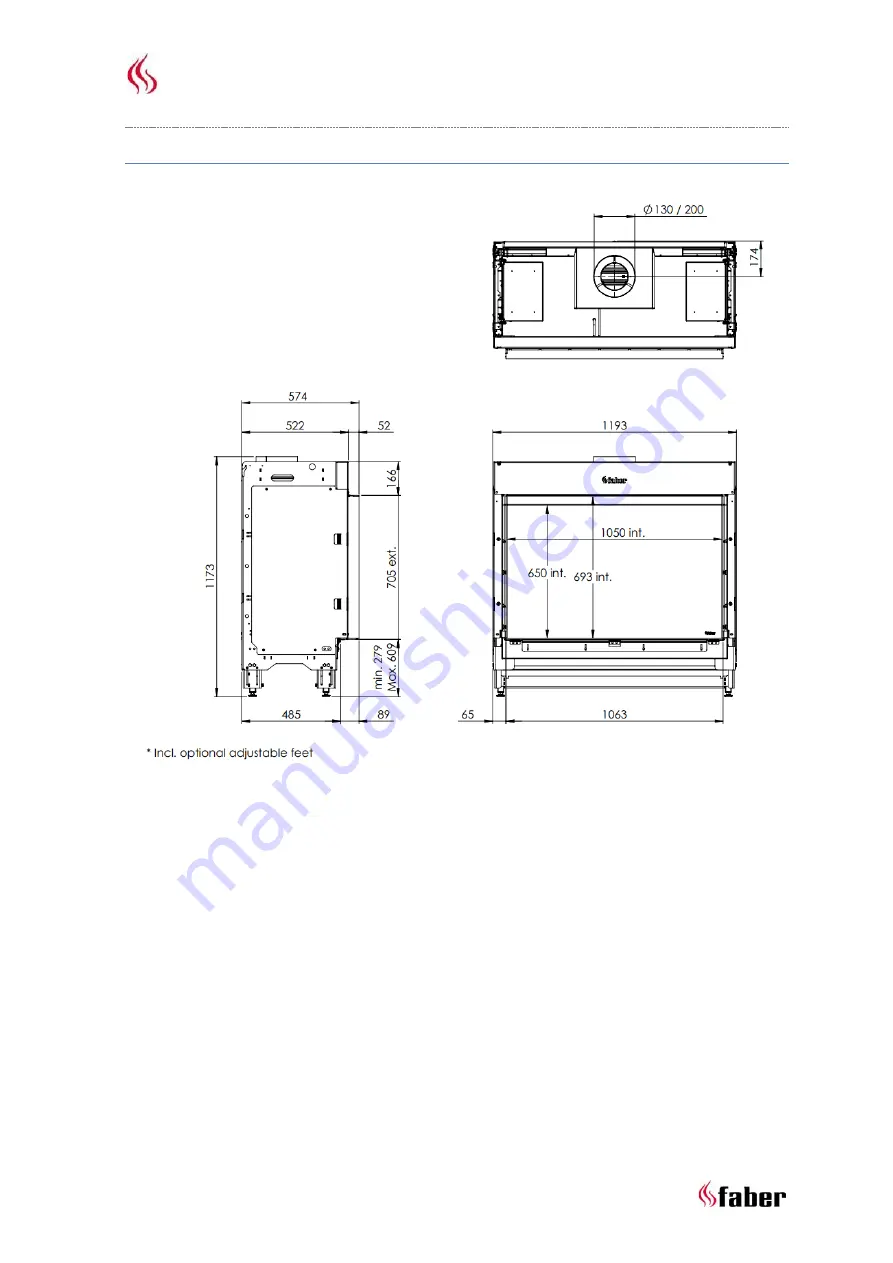 Faber MatriX 1050/500 I Installation Manual Download Page 33