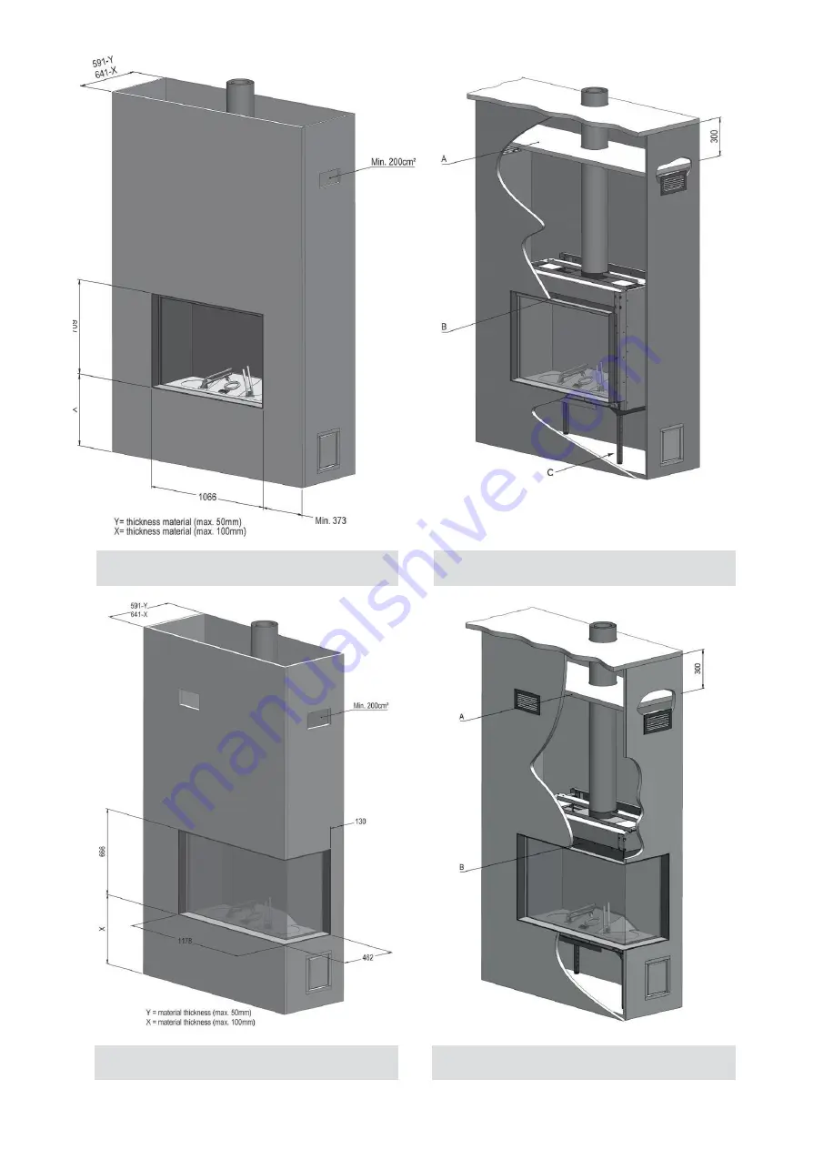 Faber MatriX 1050/650-I Installation Instructions Manual Download Page 2