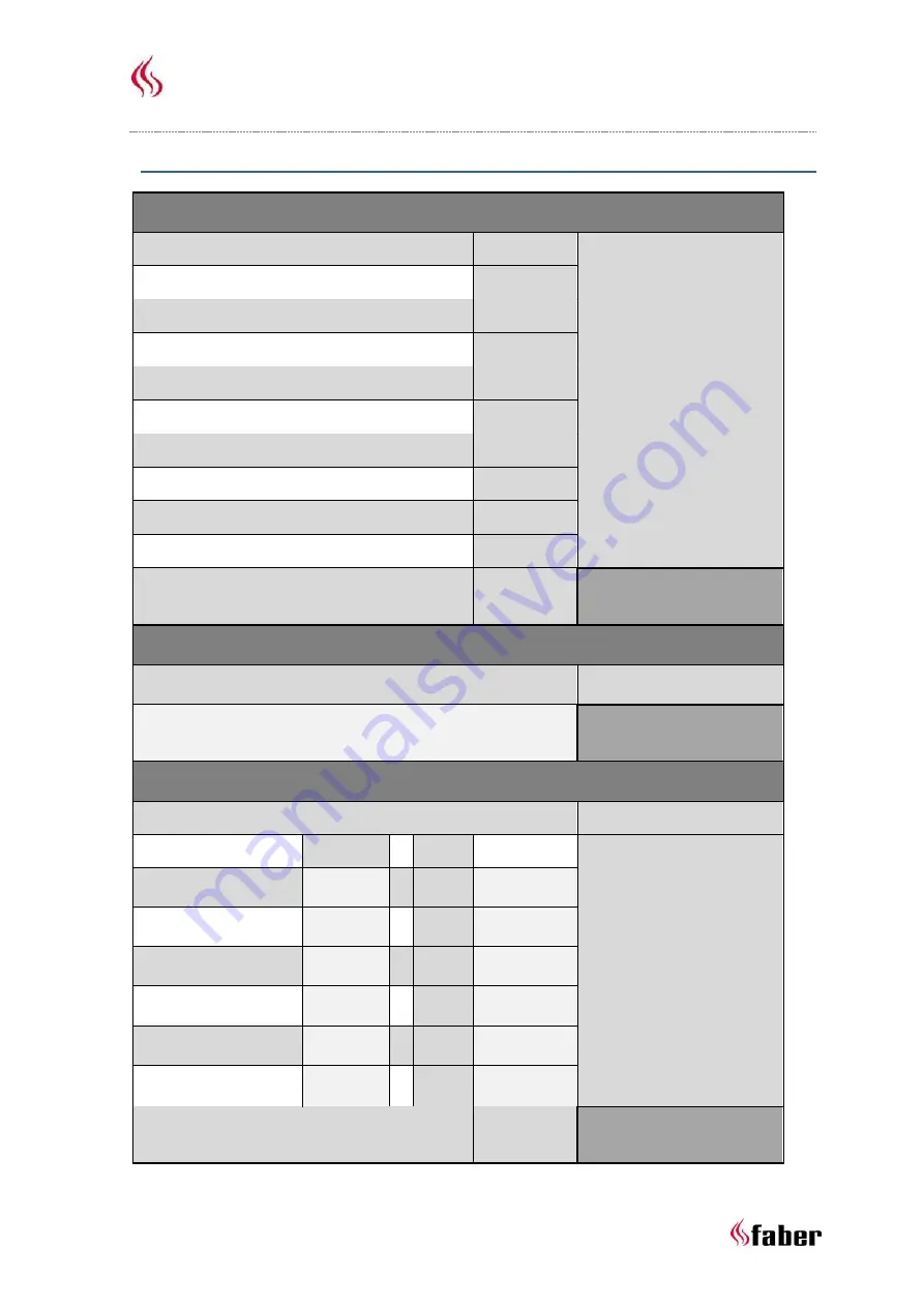 Faber MatriX 450/500 III Installation Manual Download Page 18