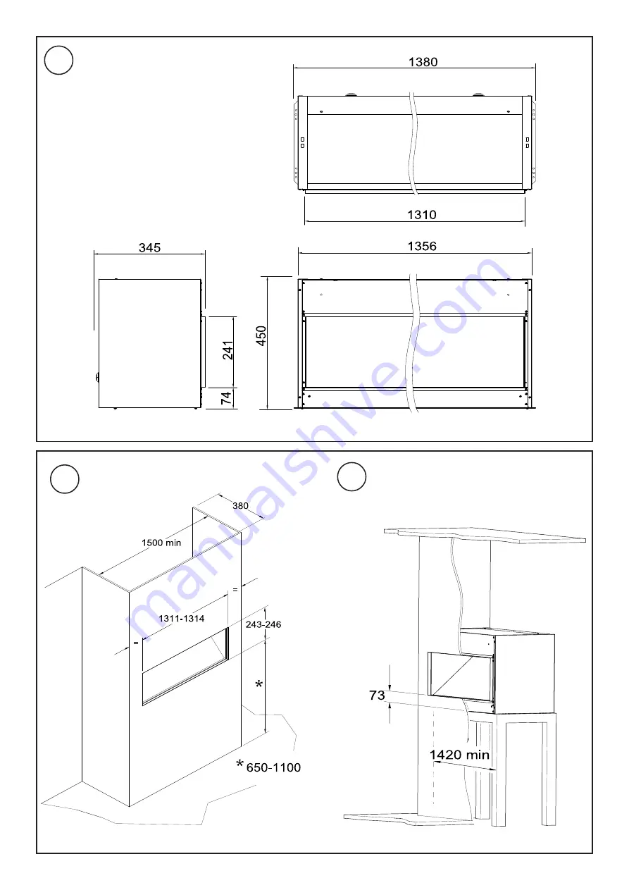 Faber Opti-V Fire Quick Start Manual Download Page 2