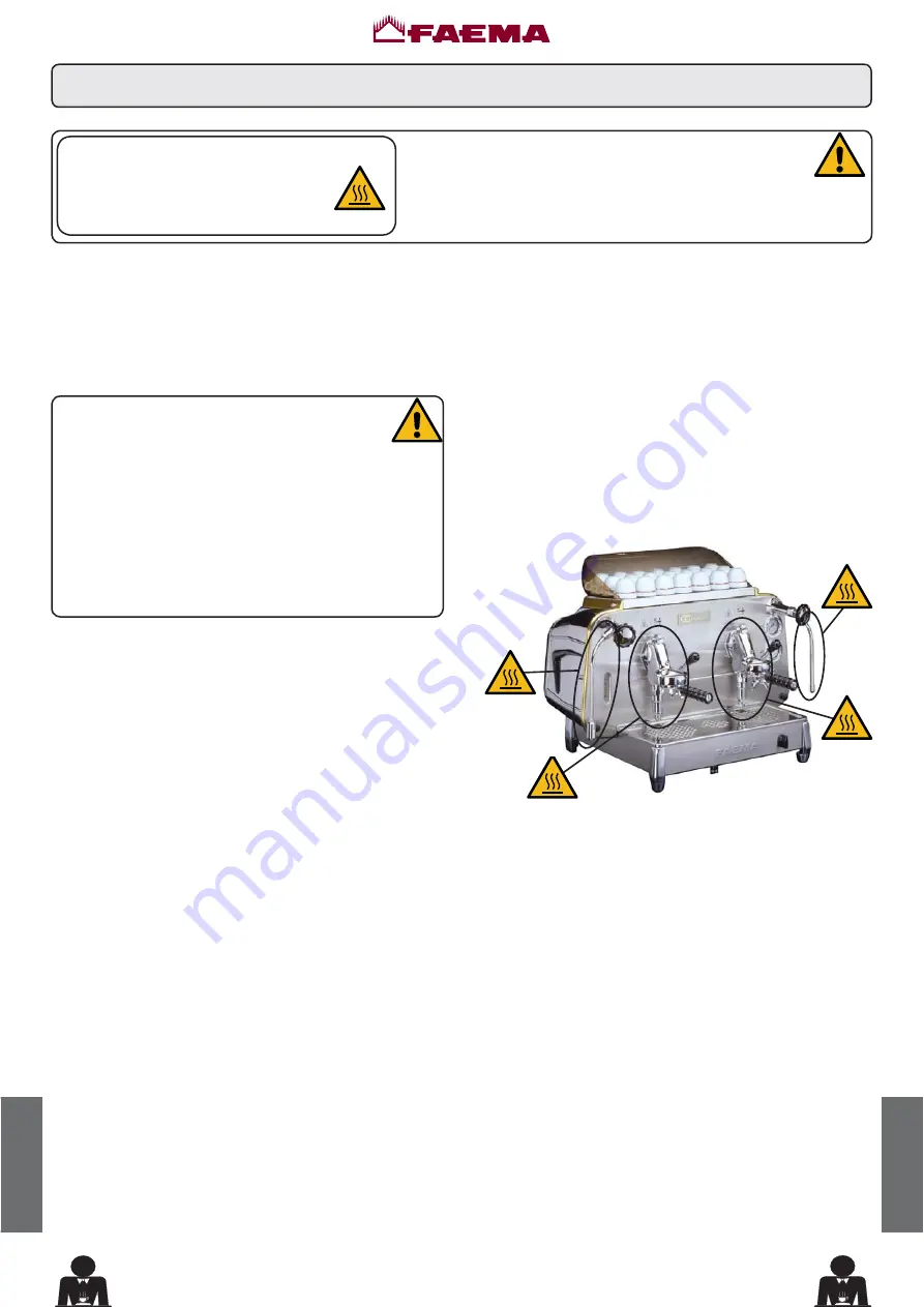 Faema E61 1 GR Use And Installation Download Page 129