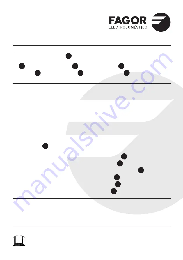 Fagor 3AF3-550N Instruction Manual Download Page 1