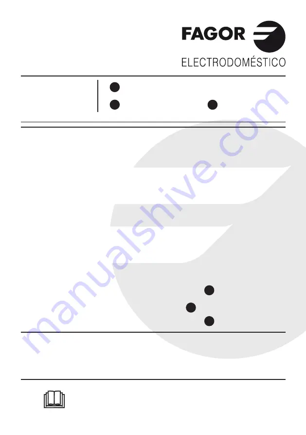 Fagor 4FE-7412 Скачать руководство пользователя страница 1
