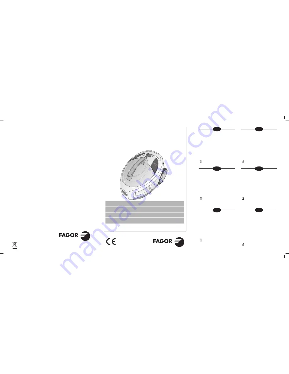 Fagor VCE-307 Instructions For Use Manual Download Page 1