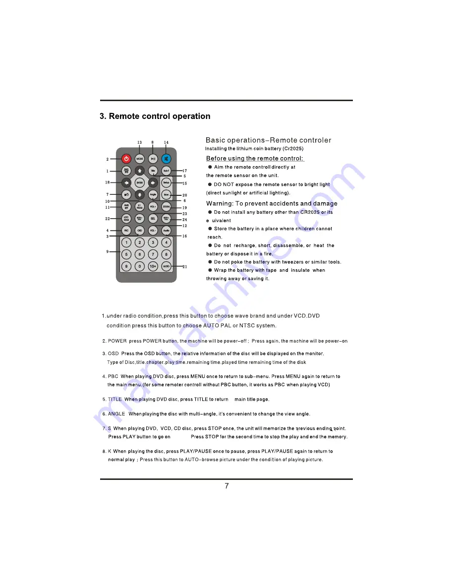 Fahrenheit TL-623B Скачать руководство пользователя страница 8